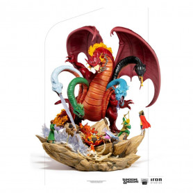 Iron Studios Dungeons & Dragons - statuette 1/20 Demi Art Scale Tiamat Battle