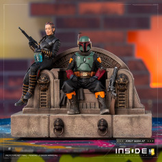 IRON STUDIOS - The Mandalorian - Boba Fett and Fennec Shand Deluxe Art Scale 1/10 - Star Wars