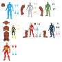 Marvel Legends - URSA MAJOR Build a figure Wave - Serie complete de 7 figurines