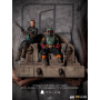IRON STUDIOS - The Mandalorian - Boba Fett and Fennec Shand DeluxeDeluxe Art Scale 1/10 - Star Wars