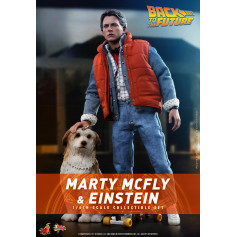 Hot Toys Retour vers le futur Marty McFly & Enstein figurine 1/6