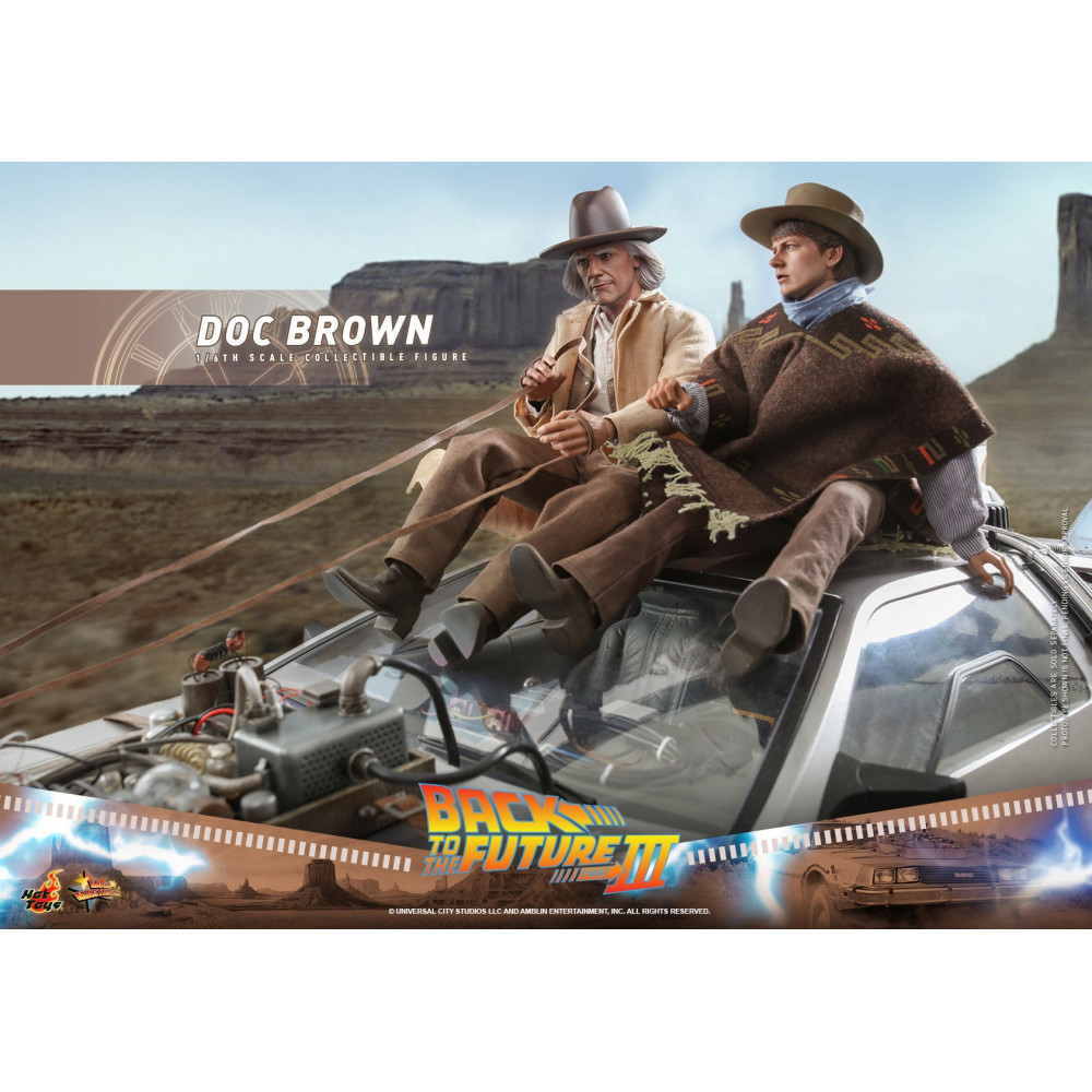 Hot Toys Doc Brown - Retour vers le futur III