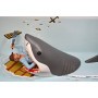 Neca - Toony Terrors - Pack 2 figurines Jaws & Quint - JAWS - Les Dents de la Mer - Bruce