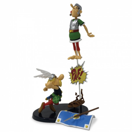 Plastoy - Asterix - Statue resine Astérix et le légionnaire PAF !