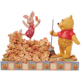 Enesco - Winnie l'Ourson - Jumping into Fall - Disney Tradition by Jim Shore