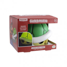 Paladone - Super Mario: Green Shell Light with Sound - Veilleuse Carapace verte sonore