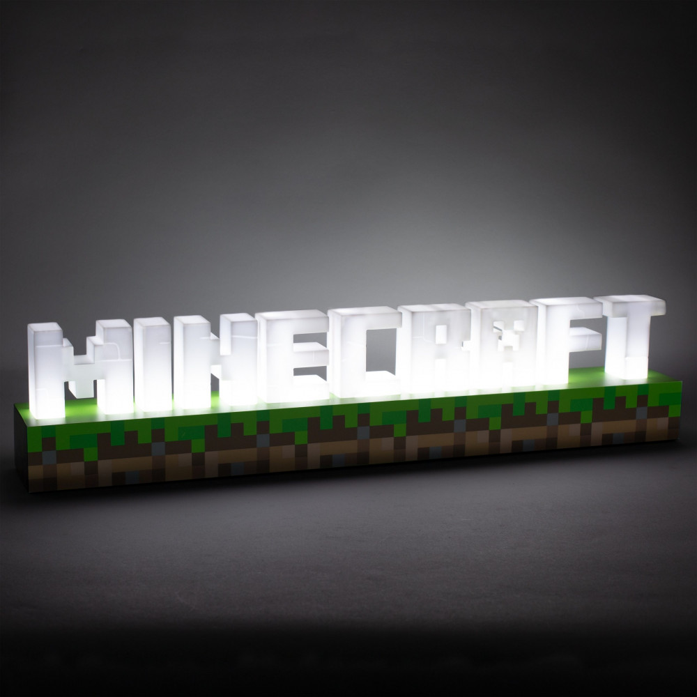 Paladone - Minecraft Logo Light - veilleuse Figurine