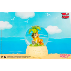 Soap Studios - Tom and Jerry Tropical Oasis Snow Globe 