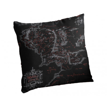 SD Toys - Coussin oreiller Middle Earth Map - Le Seigneur des Anneaux LOTR