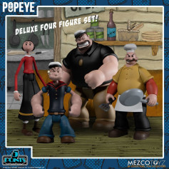 Mezco 5 Points - Popeye Deluxe Boxed Set