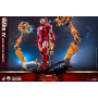Hot Toys Iron Man 2 figurine 1/4 Iron Man Mark IV with Suit-Up Gantry
