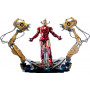 Hot Toys Iron Man 2 figurine 1/4 Iron Man Mark IV with Suit-Up Gantry
