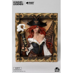 Infinity Studio - Cadre 3D The Bounty Hunter Miss Fortune - League of Legends