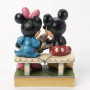 Enesco Disney Traditions - Mickey & Minnie feuilletant un livre