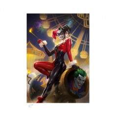 Dc Comics impression - Art Print Harley Quinn & The Joker 37 - 46 x 61 cm - non encadrée
