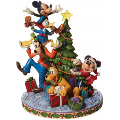 Enesco - Mickey Minnie Dingo Donald et Pluto l'arbre de Noel - Disney Tradition by Jim Shore