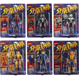 Marvel Legends Retro Collection Spider-Man - Serie 2 Complete 6 figurines