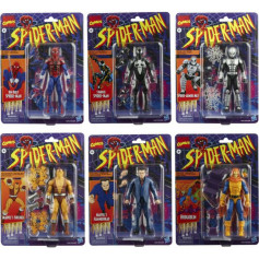 Marvel Legends Retro Collection Spider-Man - Serie 2 Complete 6 figurines