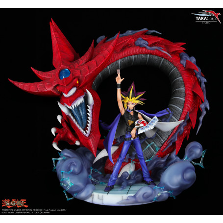 Taka Corp - Yu Gi-Oh! - Statue Yami Yugi & Slifer Le Dragon Céleste - 1/6