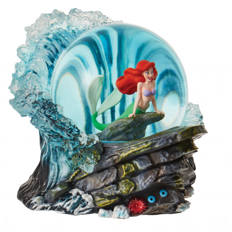Enesco Disney Jim Shore - La Petite Sirene - The Little Mermaid Snow Globe - Boule à neige