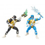 Hasbro - Pack 2 Figurines MORPHED DONATELLO & LEONARDO - Lightning Collection Power Rangers
