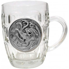 Enesco - Game of Thrones - Choppe a biere avec embleme Targaryen