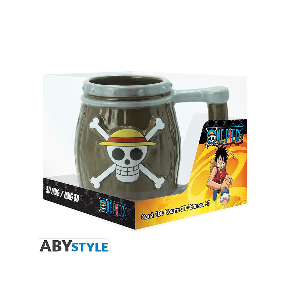 ABYstyle - ONE PIECE - Mug 3D - Tonneau - Figurine Collector EURL
