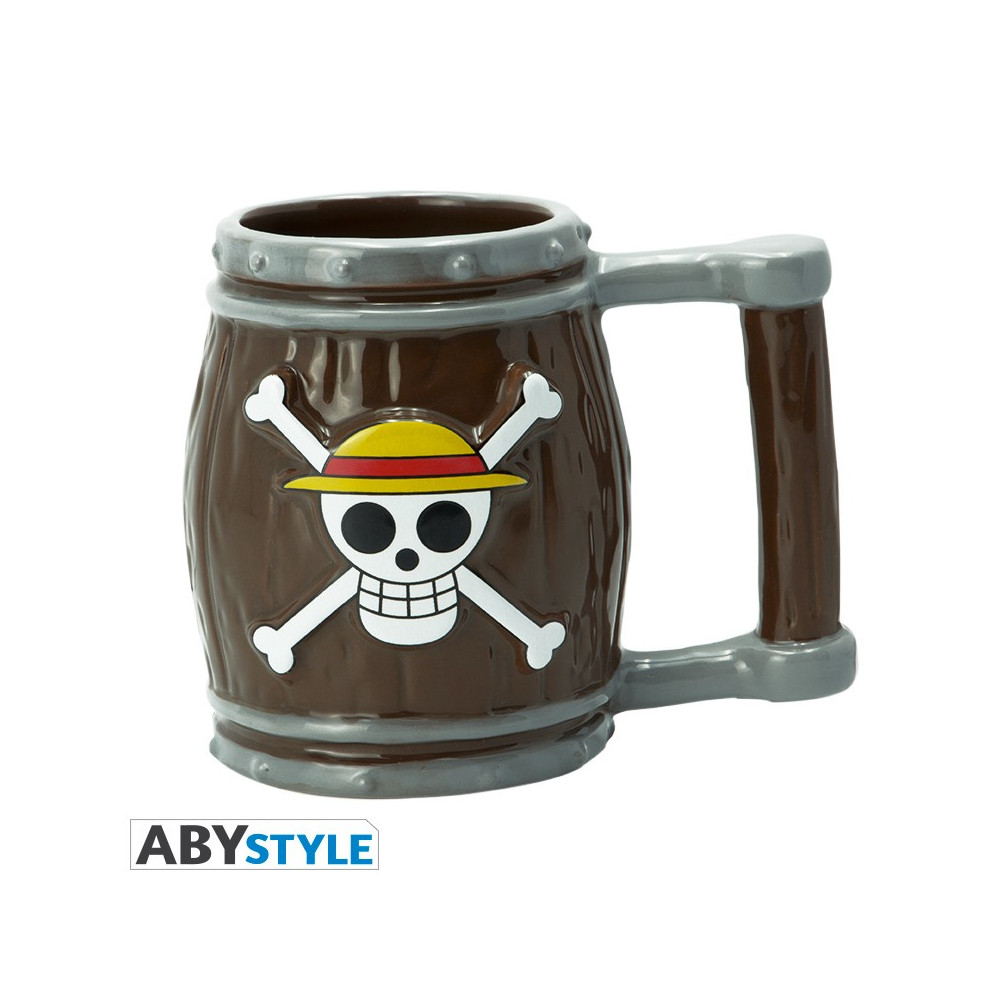ABYstyle - ONE PIECE - Mug 3D - Tonneau - Figurine Collector EURL