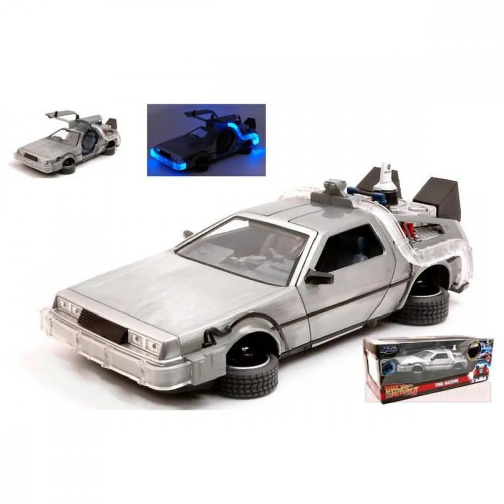 Jada Toys Back to the Future Part II - Delorean Hover Mode and Lights 1/24  - Figurine Collector EURL