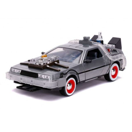 Jada Toys Back to the Future Part III - Delorean Hover Mode and Lights 1/24