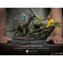 Iron Studios - Dennis Nedry meets the Dilophosaurus - Jurassic Park 1/10 BDS Art Scale