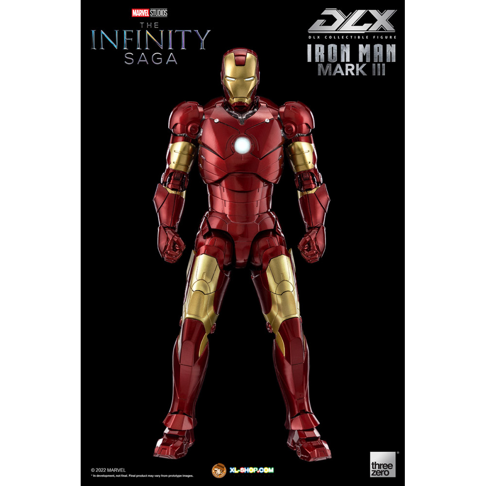 Threezero Infinity Saga Iron Man - Mark 3 DLX 1/12 - Figurine Collector EURL