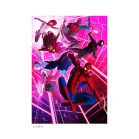 Marvel impression - Art Print Heroes of the Spider-Verse - 46 x 61 cm - non encadrée