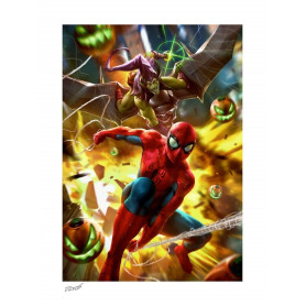 Marvel impression - Art Print Spider-Man vs Green Goblin - 46 x 61 cm - non encadrée