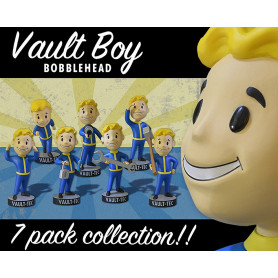 Gaming Head Fallout 3: Vault Boy Bobblehead Set Complet