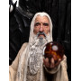 Weta - Le Seigneur des Anneaux - Saruman the White on Throne statue 1/6