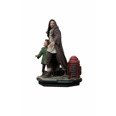 IRON STUDIOS - Obi-Wan and Young Leia Deluxe Art Scale 1/10 - Star Wars Obi-Wan Kenobi