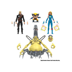 Marvel Legends Series - The Uncanny X-Men - MOJO WORLD 4 pack