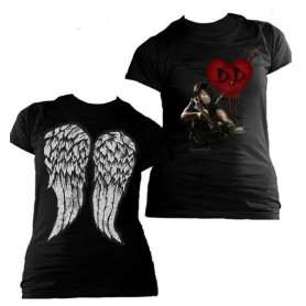 The Walking Dead - T-shirt pour Femme Heart and Wings XL