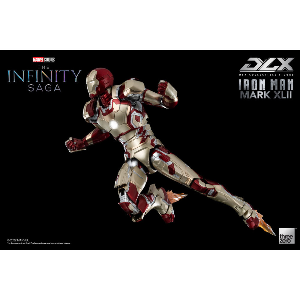 Iron Man 3 - Figurine métal Super Alloy 1/12 Mark XLII 15 cm - Figurine -Discount