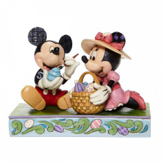Enesco Disney Tradition - Mickey & Minnie Easter - Pâque - Jim Shore
