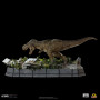 Iron Studios - Jurassic Park Demi Art Scale T-Rex attacks Donald Gennaro - 1/20