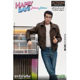 Infinite Statue X Kaustic Plastik - Arthur Fonzarelli "Fonzie" Deluxe Edition with Juke Box 1/6 - HAPPY DAYS