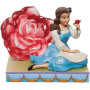 Enesco Disney Traditions Belle et la Rose - La Belle et la Bête