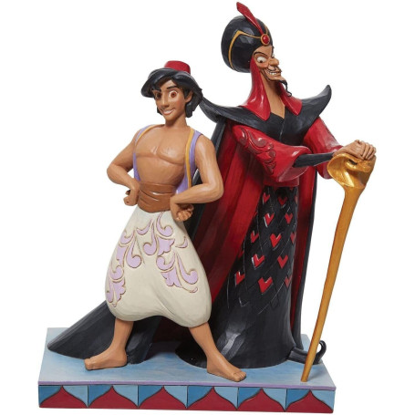 Enesco Disney Traditions - Aladdin - Aladdin & Jafar - Hero vs Villain