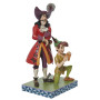 Enesco Disney Traditions - Aladdin - Peter Pan & Capitaine Crochet - Hero vs Villain