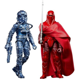 Star Wars The Black Series Carbonized - Pack 2 figurines Emperor's Royal Guard & TIE Fighter Pilot - 40th ROTJ Anniversary