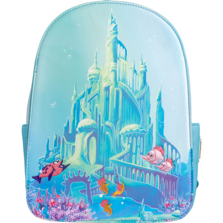 Disney La Petite Sirene - Loungefly Mini Sac A Dos Chateau 