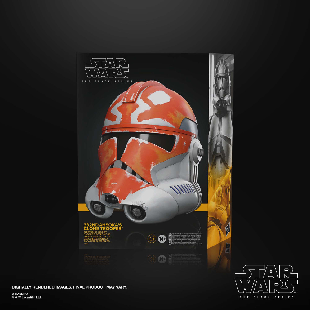 Star Wars: The Clone Wars Black Series casque électronique 332nd Ahsoka's  Clone Trooper - HASBRO HASF7943 : Breizh Comic's : Figurine Manga et Comics