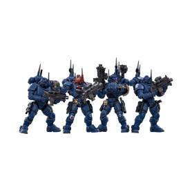 JoyToy - Ultramarines - pack 4 figurines Ultramarines Infiltrators 1/18 - Warhammer 40K